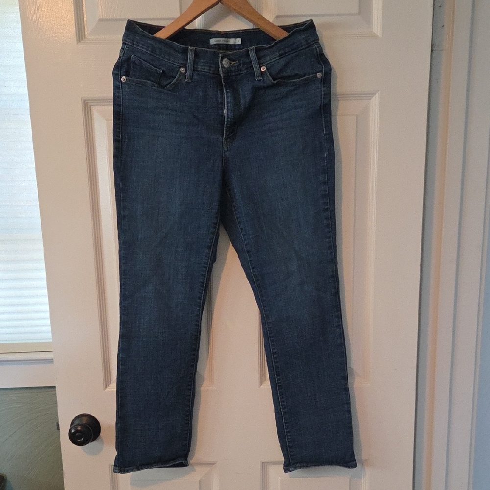 Levi's Dark Blue Women's Straight Jeans